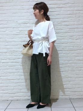 BARNYARDSTORM本部さん(レディース・156cm)の夏コーディネート