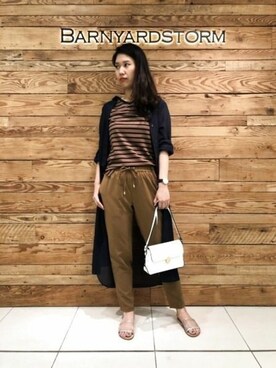 BARNYARDSTORM本部さん（レディース・168cm）の夏コーディネート