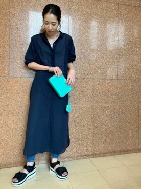 BARNYARDSTORM本部さん（レディース・157cm）の夏コーディネート