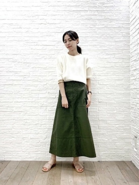 BARNYARDSTORM本部さん（レディース・159cm）の夏コーディネート