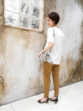 BARNYARDSTORM本部さん（レディース・166cm）の夏コーディネート