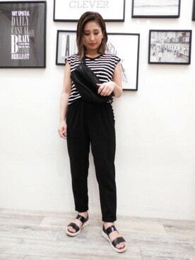 BARNYARDSTORM本部さん（レディース・151cm）の夏コーディネート