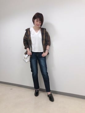 BARNYARDSTORM本部さん（レディース・163cm）の夏コーディネート