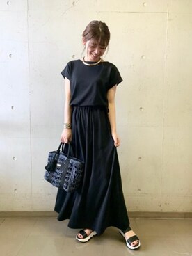 BARNYARDSTORM本部さん（レディース・157cm）の夏コーディネート