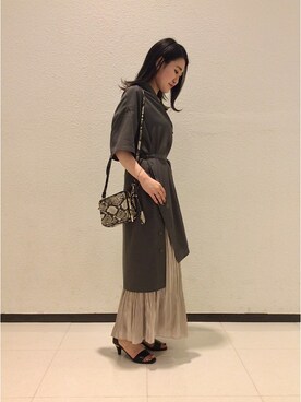 BARNYARDSTORM本部さん（レディース・156cm）の夏コーディネート