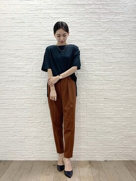 BARNYARDSTORM本部さん（レディース・159cm）の夏コーディネート