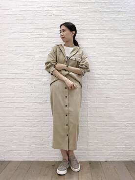 BARNYARDSTORM本部さん（レディース・159cm）の夏コーディネート