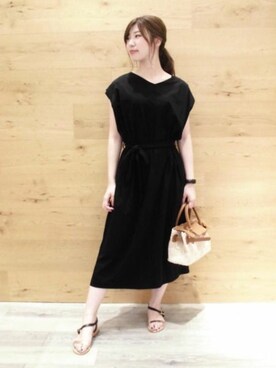 BARNYARDSTORM本部さん（レディース・163cm）の夏コーディネート