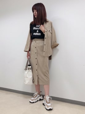 BARNYARDSTORM本部さん（レディース・169cm）の夏コーディネート