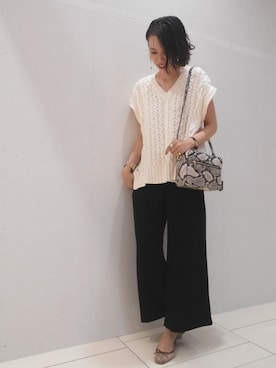 BARNYARDSTORM本部さん（レディース・170cm）の夏コーディネート