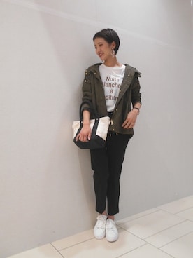 BARNYARDSTORM本部さん（レディース・166cm）の夏コーディネート