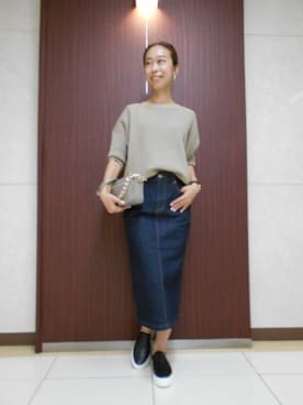 BARNYARDSTORM本部さん（レディース・158cm）の夏コーディネート