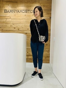 BARNYARDSTORM本部さん（レディース・174cm）の夏コーディネート