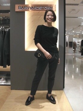 BARNYARDSTORM本部さん（レディース・167cm）の秋コーディネート