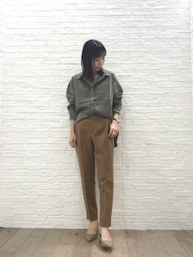 BARNYARDSTORM本部さん（レディース・159cm）の秋コーディネート