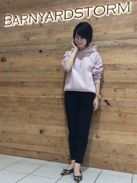 BARNYARDSTORM本部さん（レディース・160cm）の秋コーディネート
