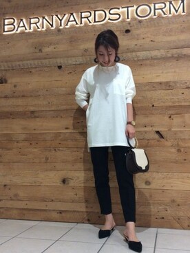 BARNYARDSTORM本部さん(レディース・160cm)の秋コーディネート