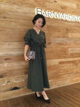 BARNYARDSTORM本部さん（レディース・157cm）の秋コーディネート