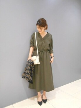 BARNYARDSTORM本部さん（レディース・166cm）の秋コーディネート