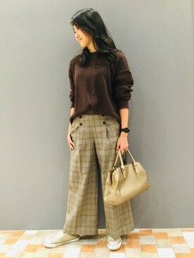 BARNYARDSTORM本部さん（レディース・164cm）の秋コーディネート