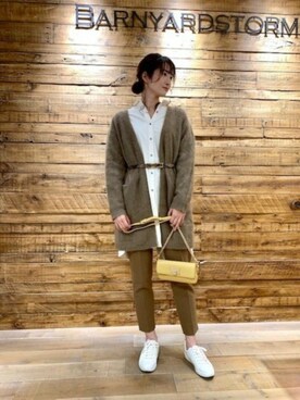 BARNYARDSTORM本部さん(レディース・172cm)の秋コーディネート