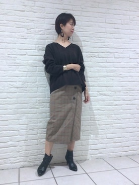 BARNYARDSTORM本部さん（レディース・165cm）の秋コーディネート