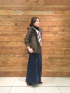 BARNYARDSTORM本部さん（レディース・157cm）の秋コーディネート