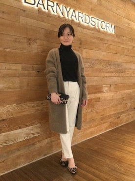 BARNYARDSTORM本部さん（レディース・155cm）の秋コーディネート