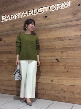 BARNYARDSTORM本部さん（レディース・158cm）の秋コーディネート