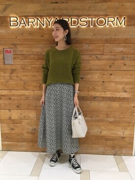 BARNYARDSTORM本部さん（レディース・169cm）の秋コーディネート