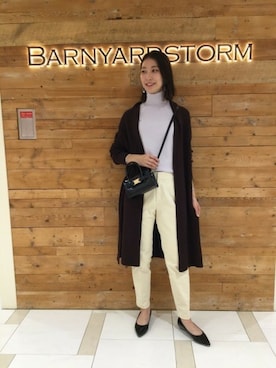 BARNYARDSTORM本部さん（レディース・169cm）の秋コーディネート