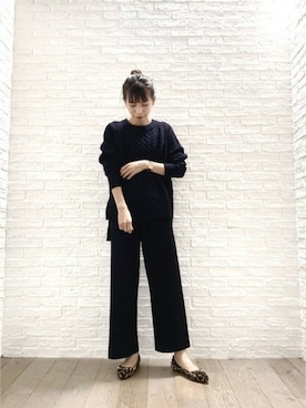 BARNYARDSTORM本部さん（レディース・159cm）の秋コーディネート