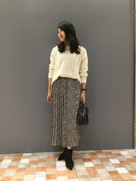 BARNYARDSTORM本部さん（レディース・164cm）の秋コーディネート