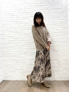 BARNYARDSTORM本部さん（レディース・159cm）の秋コーディネート