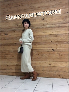 BARNYARDSTORM本部さん（レディース・165cm）の秋コーディネート