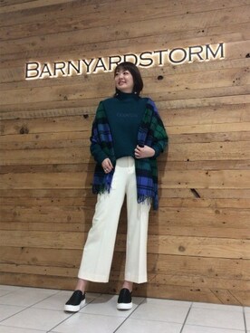 BARNYARDSTORM本部さん（レディース・170cm）の冬コーディネート