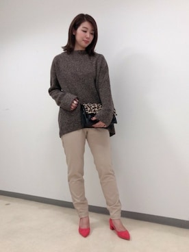 BARNYARDSTORM本部さん（レディース・161cm）の冬コーディネート