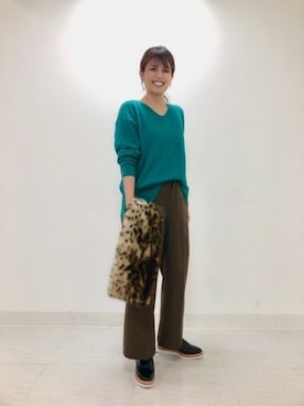 BARNYARDSTORM本部さん（レディース・158cm）の冬コーディネート