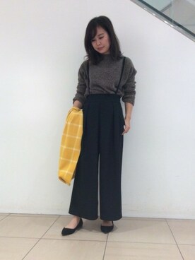 BARNYARDSTORM本部さん（レディース・155cm）の冬コーディネート