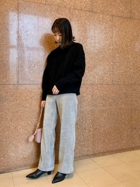 BARNYARDSTORM本部さん（レディース・157cm）の冬コーディネート