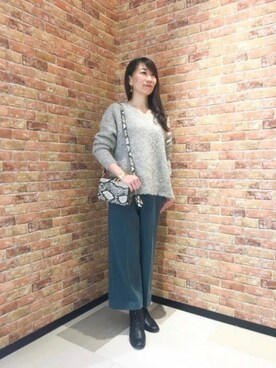 BARNYARDSTORM本部さん（レディース・163cm）の冬コーディネート