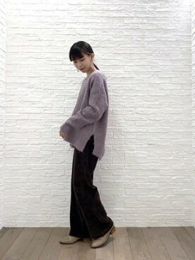 BARNYARDSTORM本部さん（レディース・159cm）の冬コーディネート