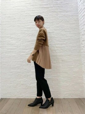 BARNYARDSTORM本部さん（レディース・159cm）の冬コーディネート