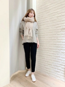 BARNYARDSTORM本部さん（レディース・174cm）の冬コーディネート