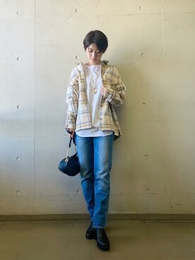 BARNYARDSTORM本部さん（レディース・157cm）の冬コーディネート