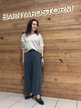 BARNYARDSTORM本部さん(レディース・160cm)の冬コーディネート