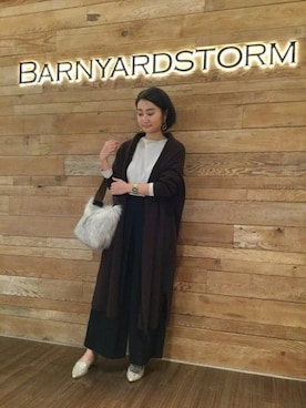 BARNYARDSTORM本部さん（レディース・160cm）の冬コーディネート