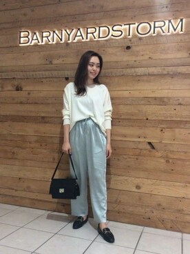 BARNYARDSTORM本部さん（レディース・160cm）の冬コーディネート