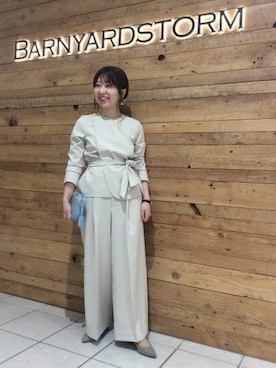 BARNYARDSTORM本部さん(レディース・156cm)の冬コーディネート