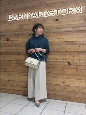 BARNYARDSTORM本部さん（レディース・156cm）の冬コーディネート